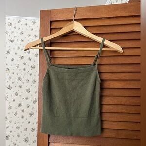 100% cashmere tank top